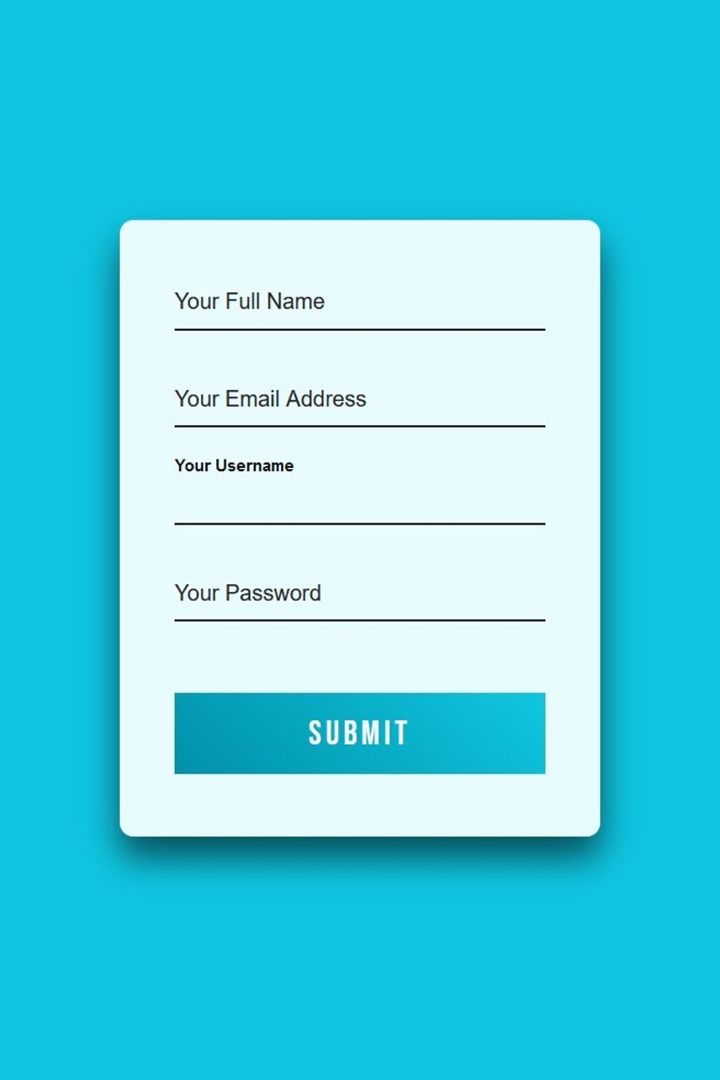 Illustration of various form elements like text inputs, checkboxes, and buttons